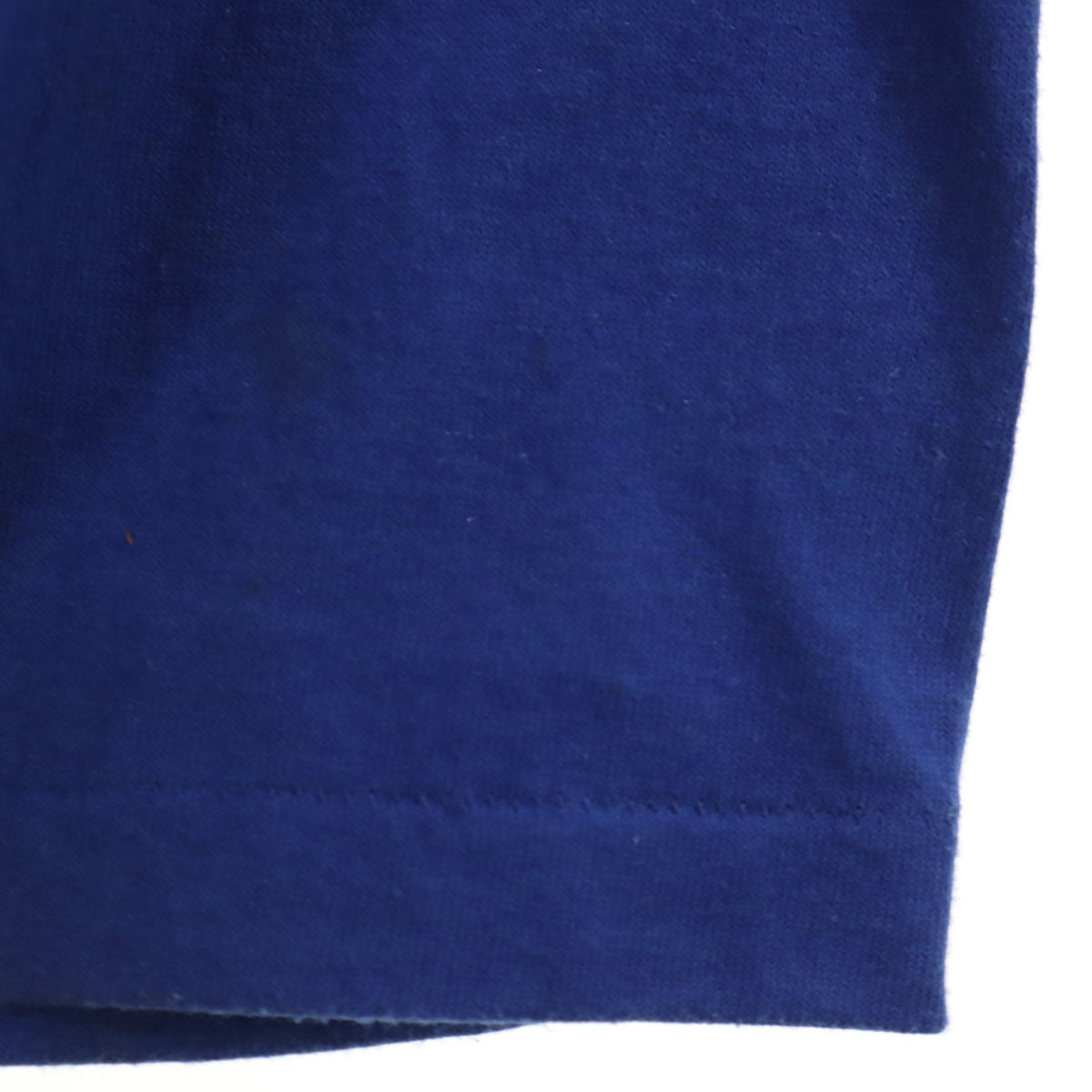 RUSSELL ラッセル 70s 80s ヴィンテージ 金ラッセル 半袖 Vネック Tシャツ L ブルー系 シングルステッチ メンズ