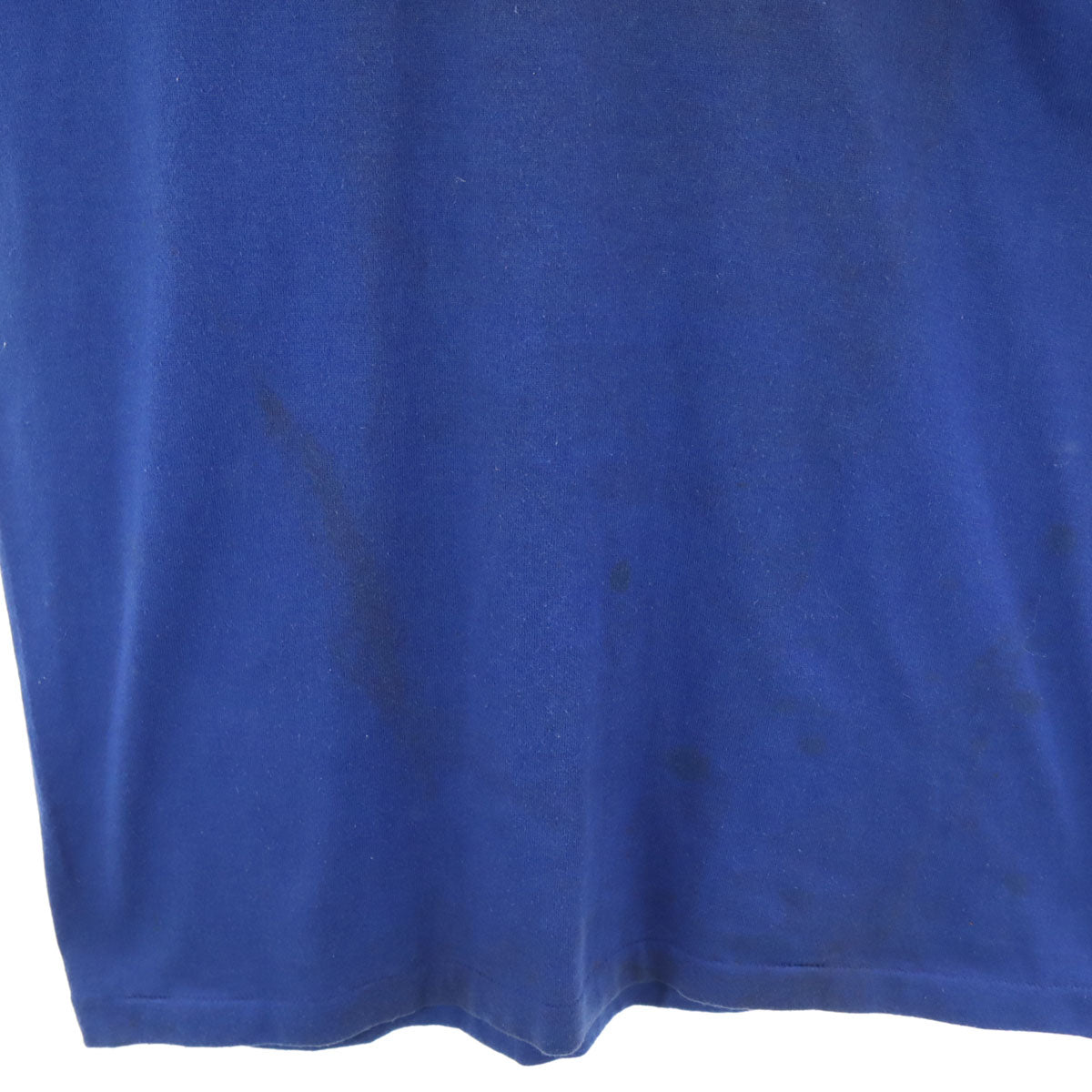 RUSSELL ラッセル 70s 80s ヴィンテージ 金ラッセル 半袖 Vネック Tシャツ L ブルー系 シングルステッチ メンズ