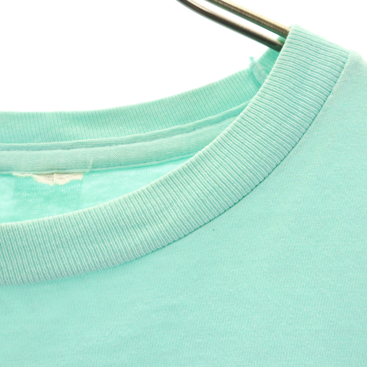 OLD オールド 90s バックプリント ダイビング オクトパス 半袖 Tシャツ XL ミント系 シングルステッチ 蛸 亀 メンズ