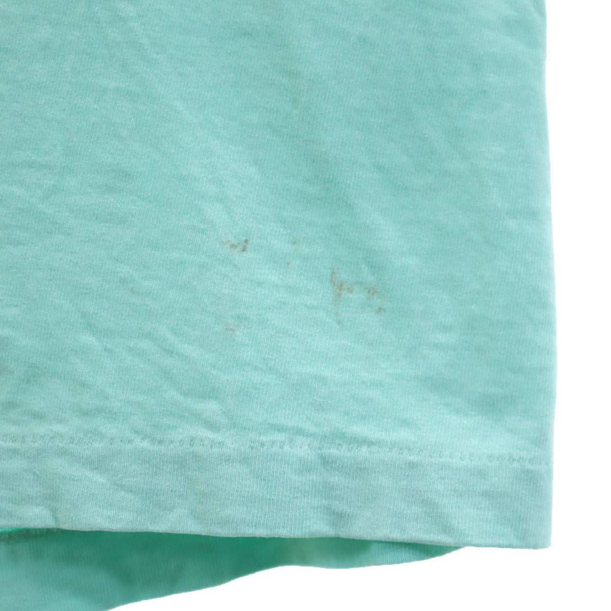 OLD オールド 90s バックプリント ダイビング オクトパス 半袖 Tシャツ XL ミント系 シングルステッチ 蛸 亀 メンズ