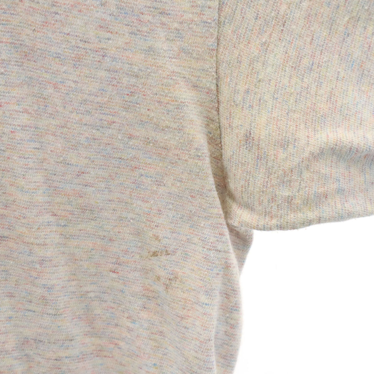 VOLUNTEER KNIT APPAREL ボランティア 90s USA製 オールド メッセージ 半袖 Tシャツ XXL マルチ シングルステッチ メランジ ビッグサイズ メンズ