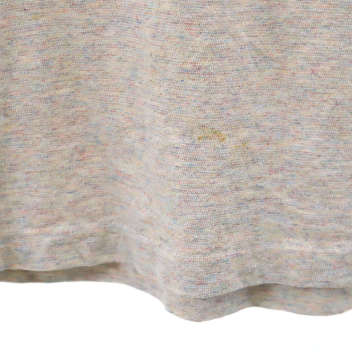 VOLUNTEER KNIT APPAREL ボランティア 90s USA製 オールド メッセージ 半袖 Tシャツ XXL マルチ シングルステッチ メランジ ビッグサイズ メンズ