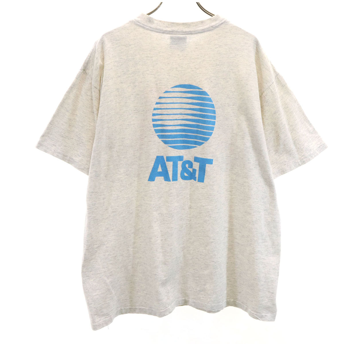 ALL SPORTS オールスポーツ 90s USA製 オールド AT&T 半袖 Tシャツ XL グレー シングルステッチ 企業モノ メンズ