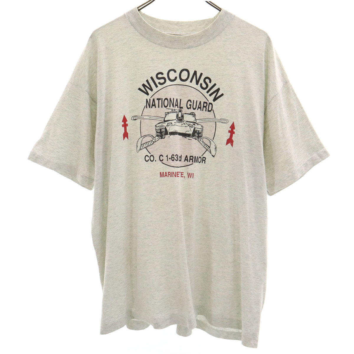 FRUIT OF THE LOOM フルーツオブザルーム 90s USA製 オールド 半袖 Tシャツ XL グレー シングルステッチ メンズ