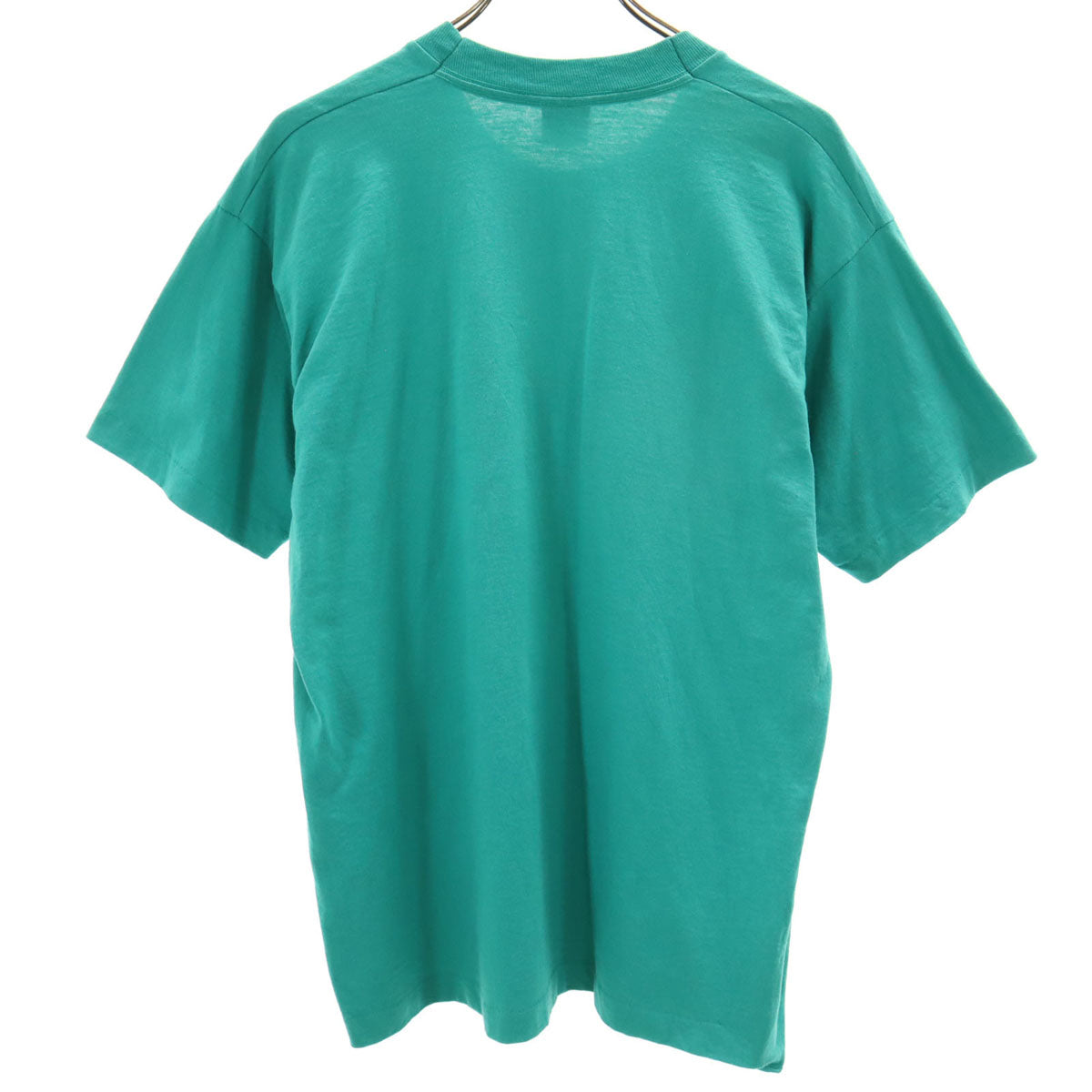 FRUIT OF THE LOOM フルーツオブザルーム 90s USA製 オールド 半袖 Tシャツ L グリーン系 シングルステッチ メンズ