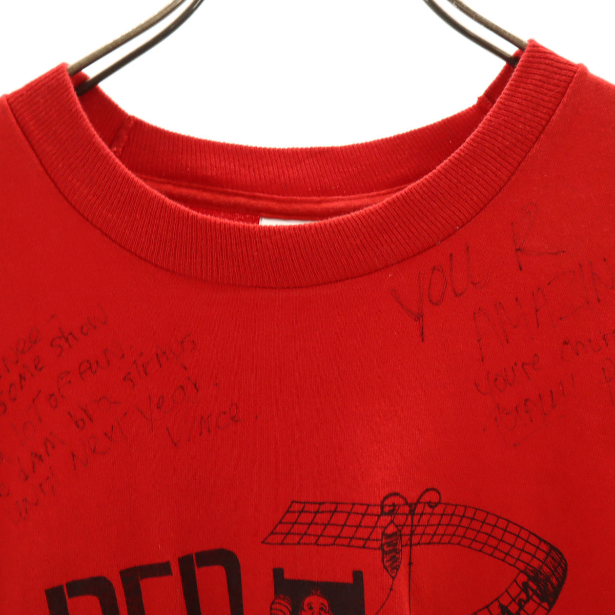 FRUIT OF THE LOOM フルーツオブザルーム 90s USA製 オールド 半袖 Tシャツ XL レッド シングルステッチ メンズ