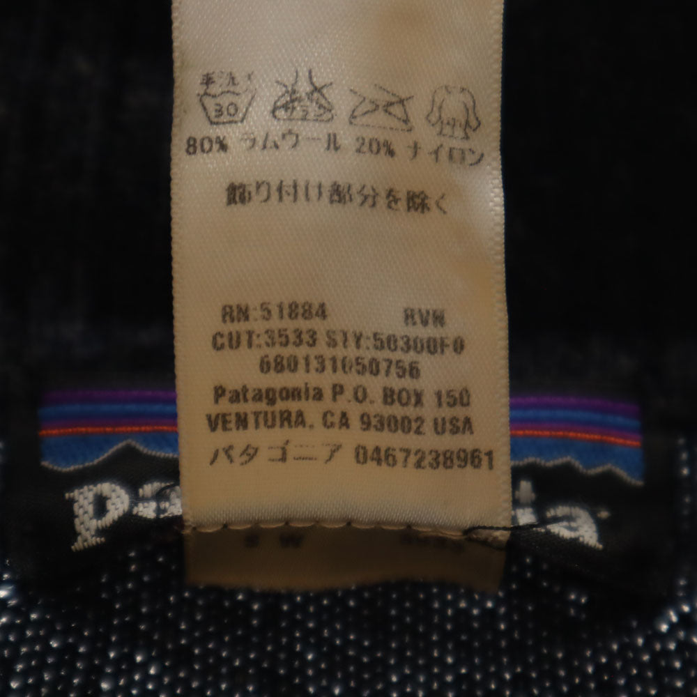 patagonia パタゴニア 50300F0 長袖 ハーフジップ セーター XS ネイビー ニット アウトドア メンズ