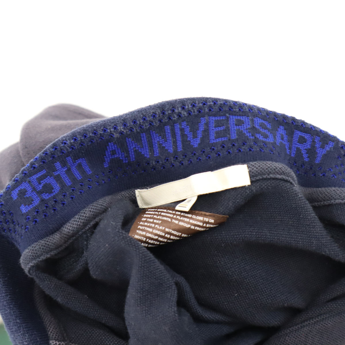 MARK&LONA マークアンドロナ 日本製 ゴルフ 半袖 ポロシャツ M ネイビー 鹿の子 レディース