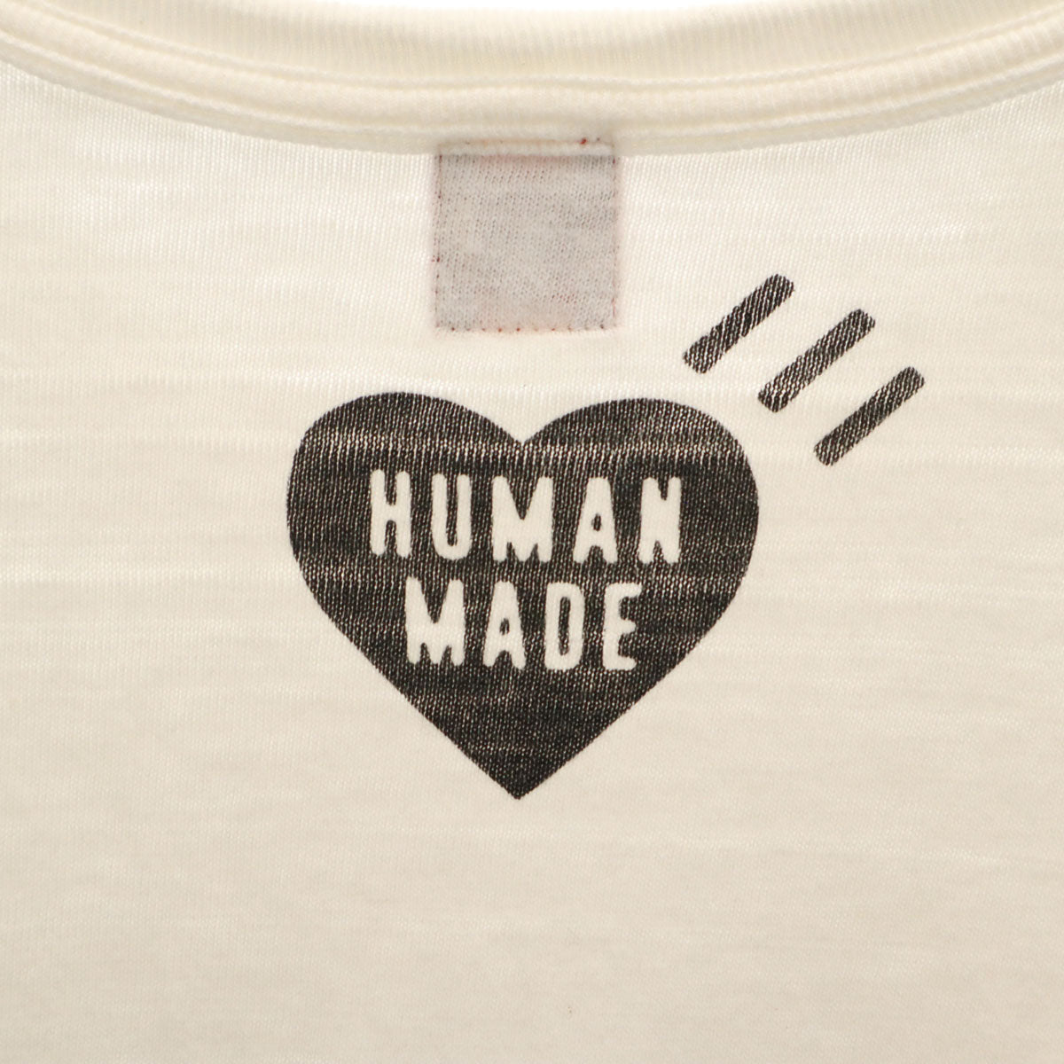 HUMAN MADE ヒューマンメイド 日本製 半袖 Tシャツ L ホワイト メンズ