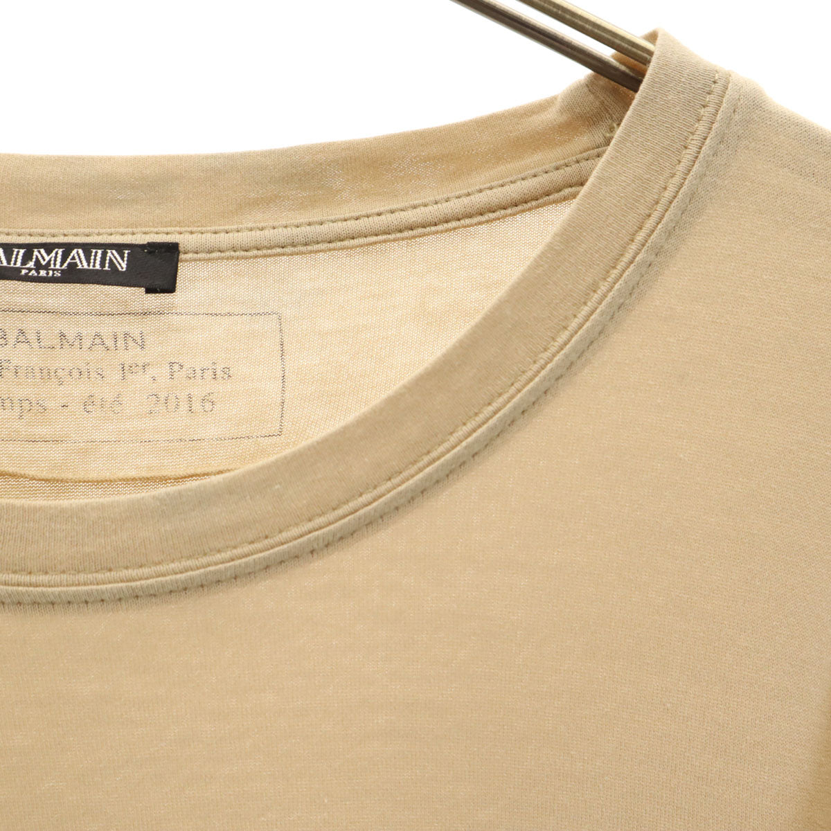 BALMAIN バルマン 半袖 Tシャツ XS ベージュ メンズ