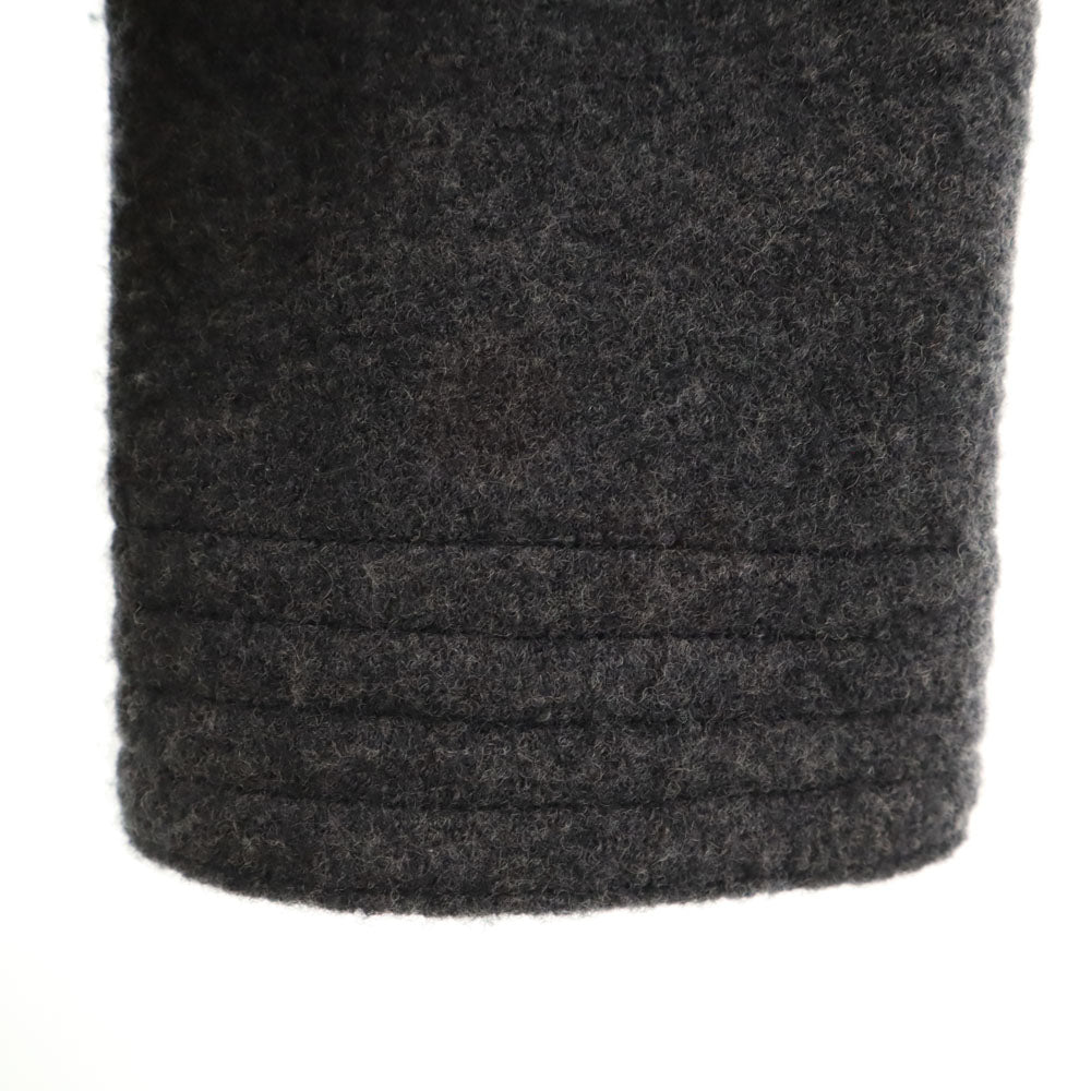 U by ungaro ユーバイウンガロ 日本製 圧縮ウール ジャケット L チャコールグレー レディース