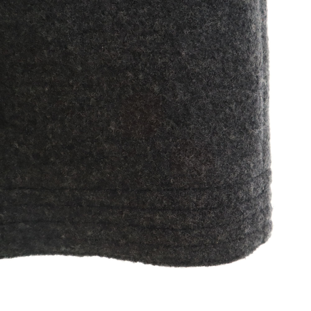 U by ungaro ユーバイウンガロ 日本製 圧縮ウール ジャケット L チャコールグレー レディース