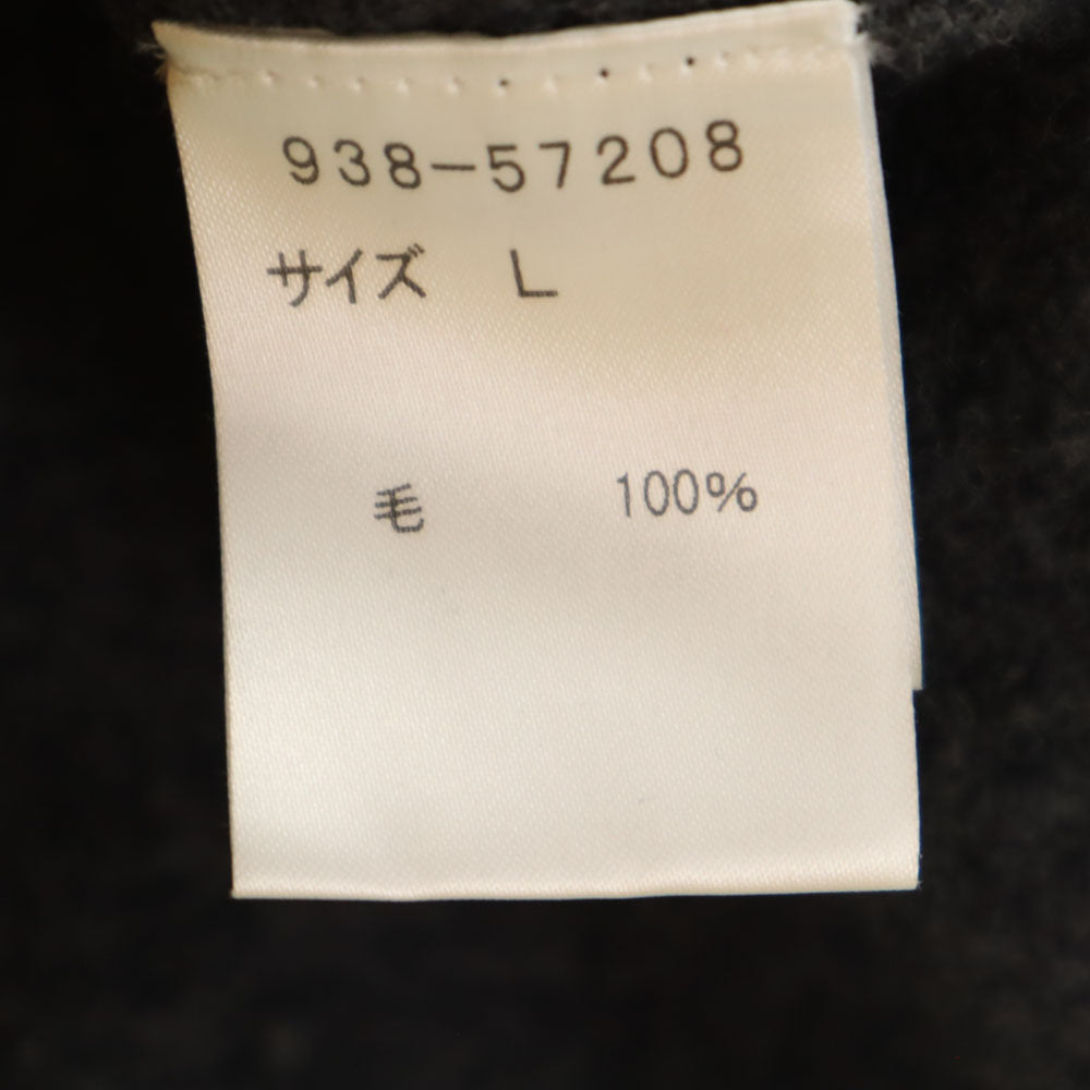 U by ungaro ユーバイウンガロ 日本製 圧縮ウール ジャケット L チャコールグレー レディース