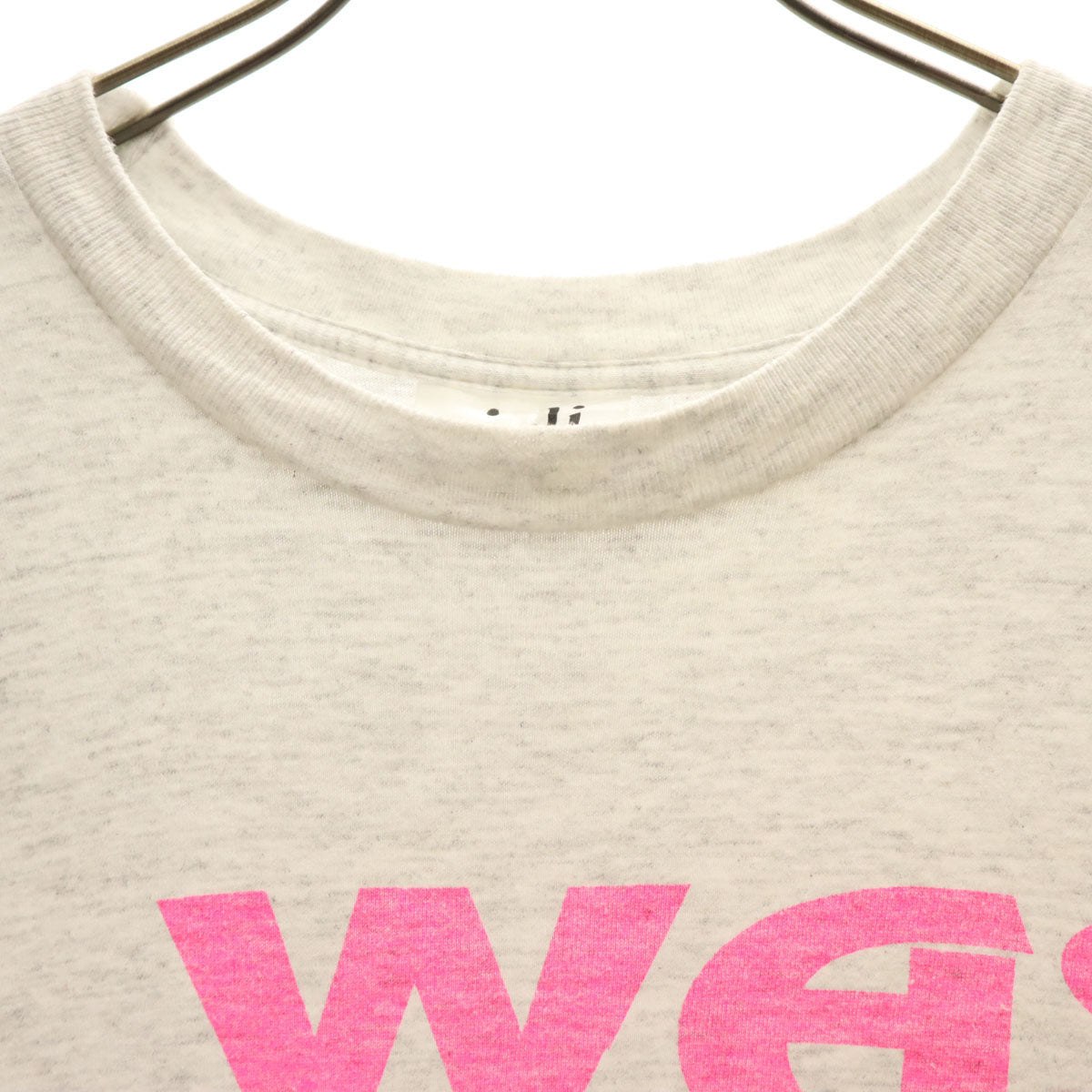 cigli 90s USA製 オールド メッセージ 半袖 Tシャツ ONE SIZE グレー シングルステッチ ビッグサイズ メンズ