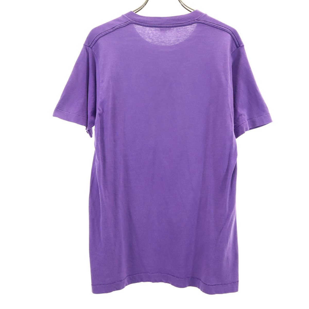 BVD 90s オールド 半袖 Tシャツ M パープル シングルステッチ ポケT 無地 メンズ