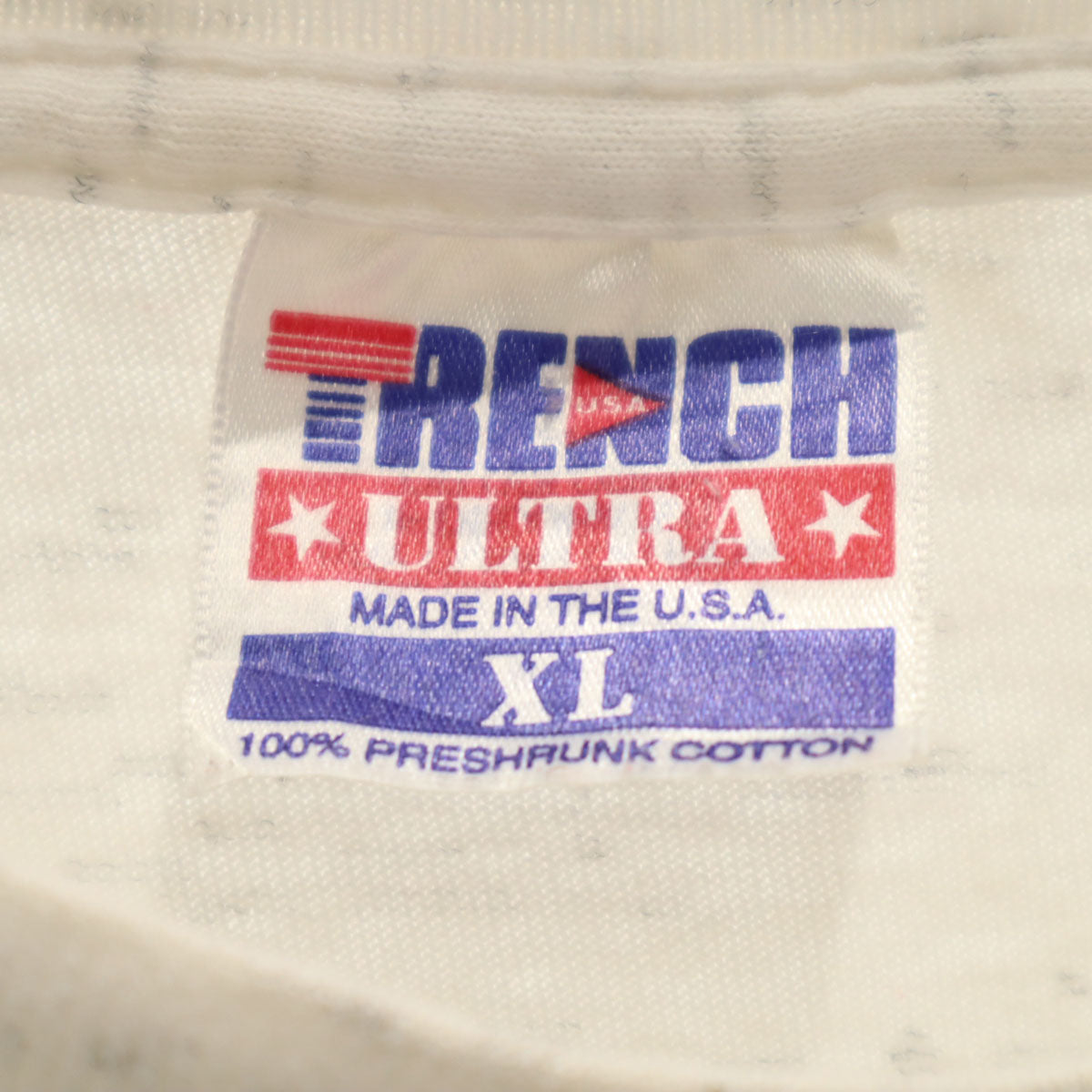 TRENCH トレンチ 90s USA製 オールド NCAA アーカンソー・レイザーバックス 半袖 Tシャツ XL グレー シングルステッチ バスケットボール メンズ