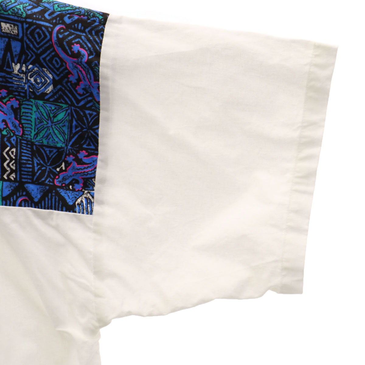 Aloha Hawaiian Fashiobs 80s ハワイ製 ヴィンテージ 半袖 TALON ロケットジップ ポロシャツ ONE ホワイト メンズ