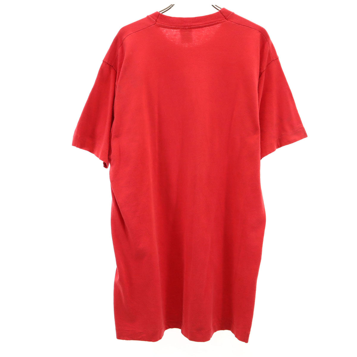 FRUIT OF THE LOOM フルーツオブザルーム 90s USA製 オールド JACKS 半袖 Tシャツ L レッド シングルステッチ メンズ