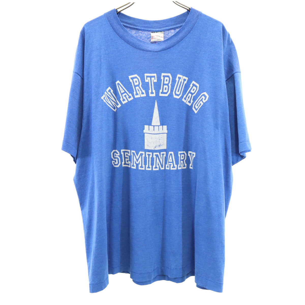 FRUIT OF THE LOOM BEST フルーツオブザルーム ベスト 90s オールド WARTBURG SEMINARY 半袖 Tシャツ XL ブルー シングルステッチ メンズ