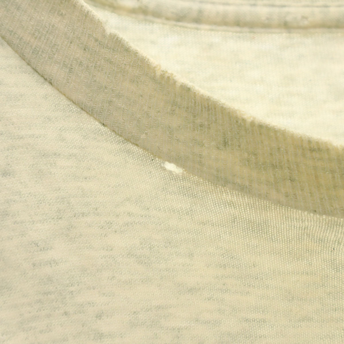 90s オールド メッセージ プリント 半袖 Tシャツ グレー シングルステッチ メンズ