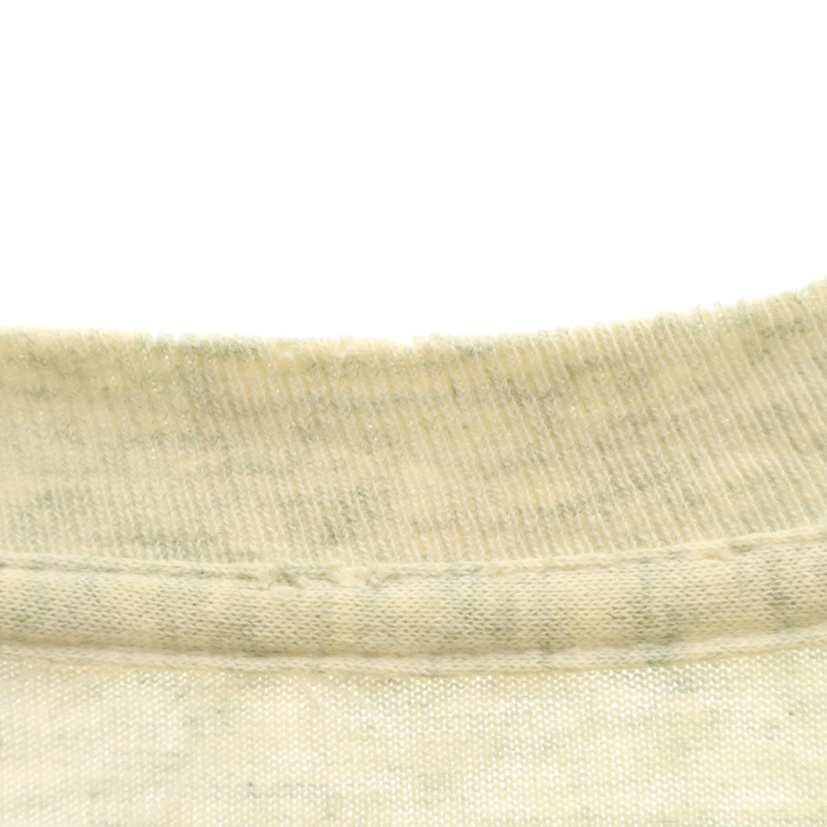 90s オールド メッセージ プリント 半袖 Tシャツ グレー シングルステッチ メンズ