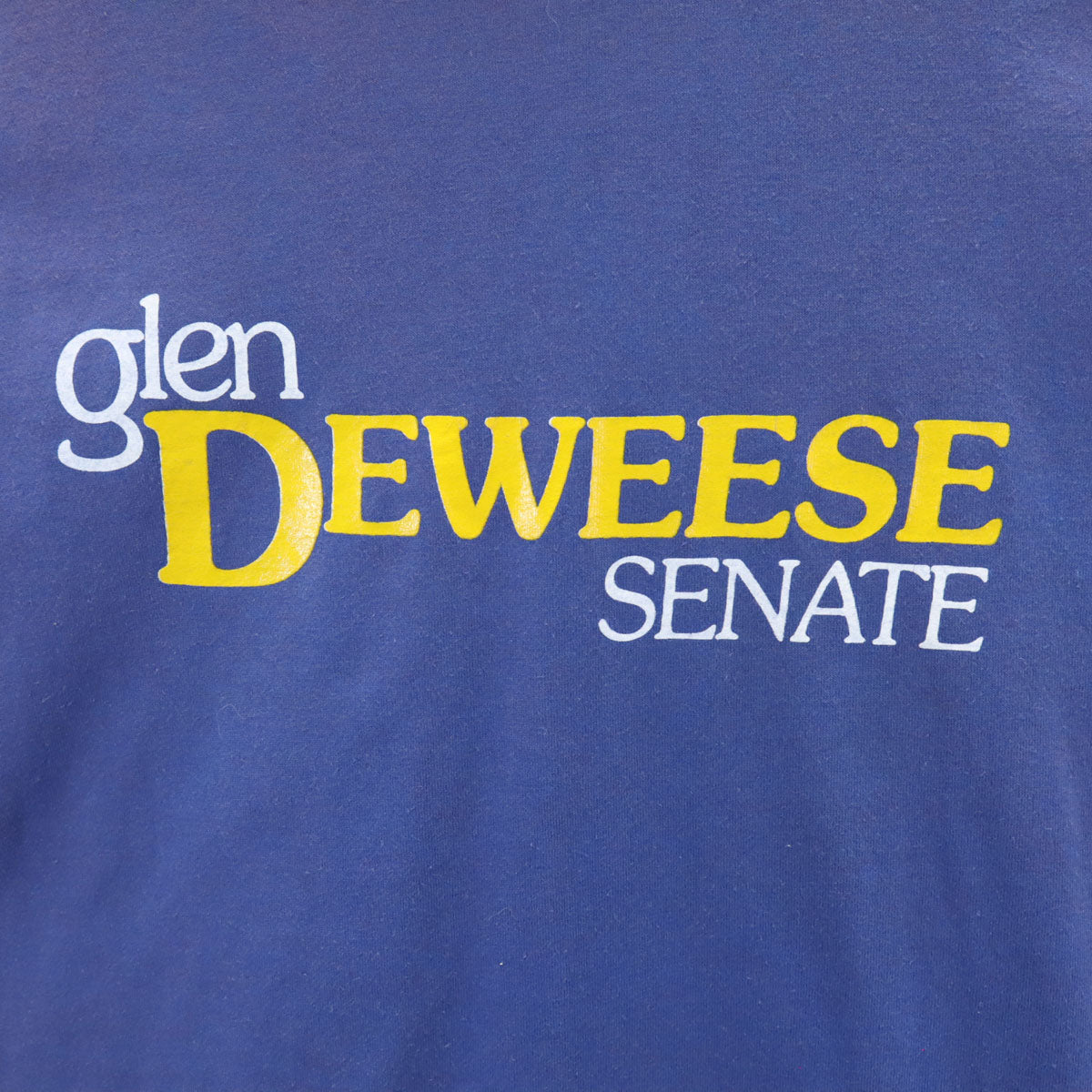 THE 50’S 90s USA製 オールド glen DEWEESE SENATE 半袖 Tシャツ XXL 青紫 シングルステッチ ビッグサイズ メンズ