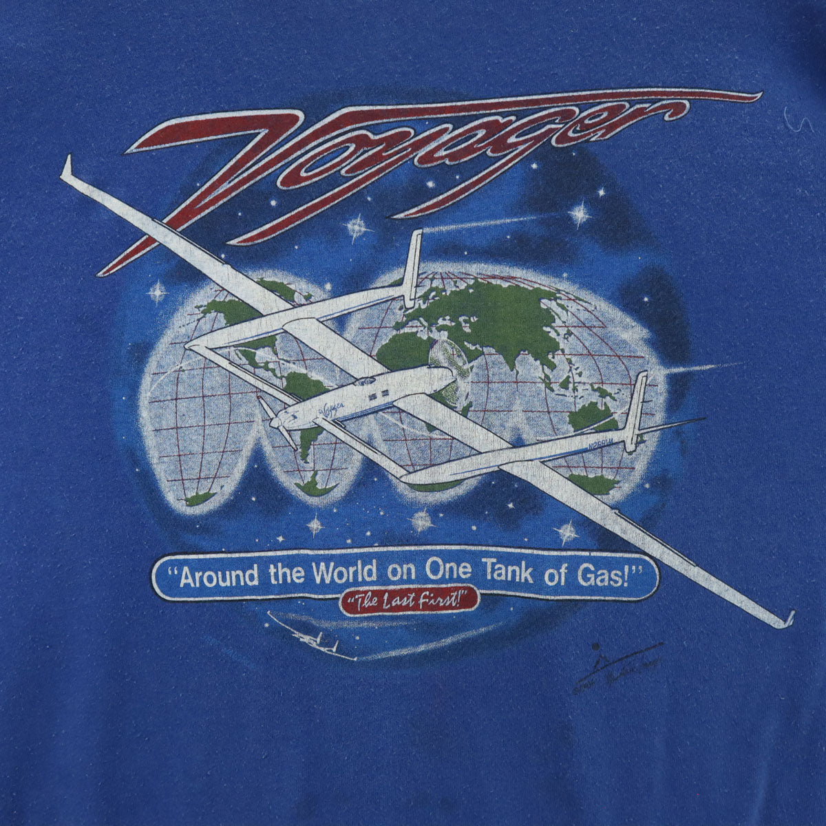 NATIONAL FIFTY-FIFTY 90s USA製 オールド 半袖 Tシャツ XL 青 シングルステッチ メンズ