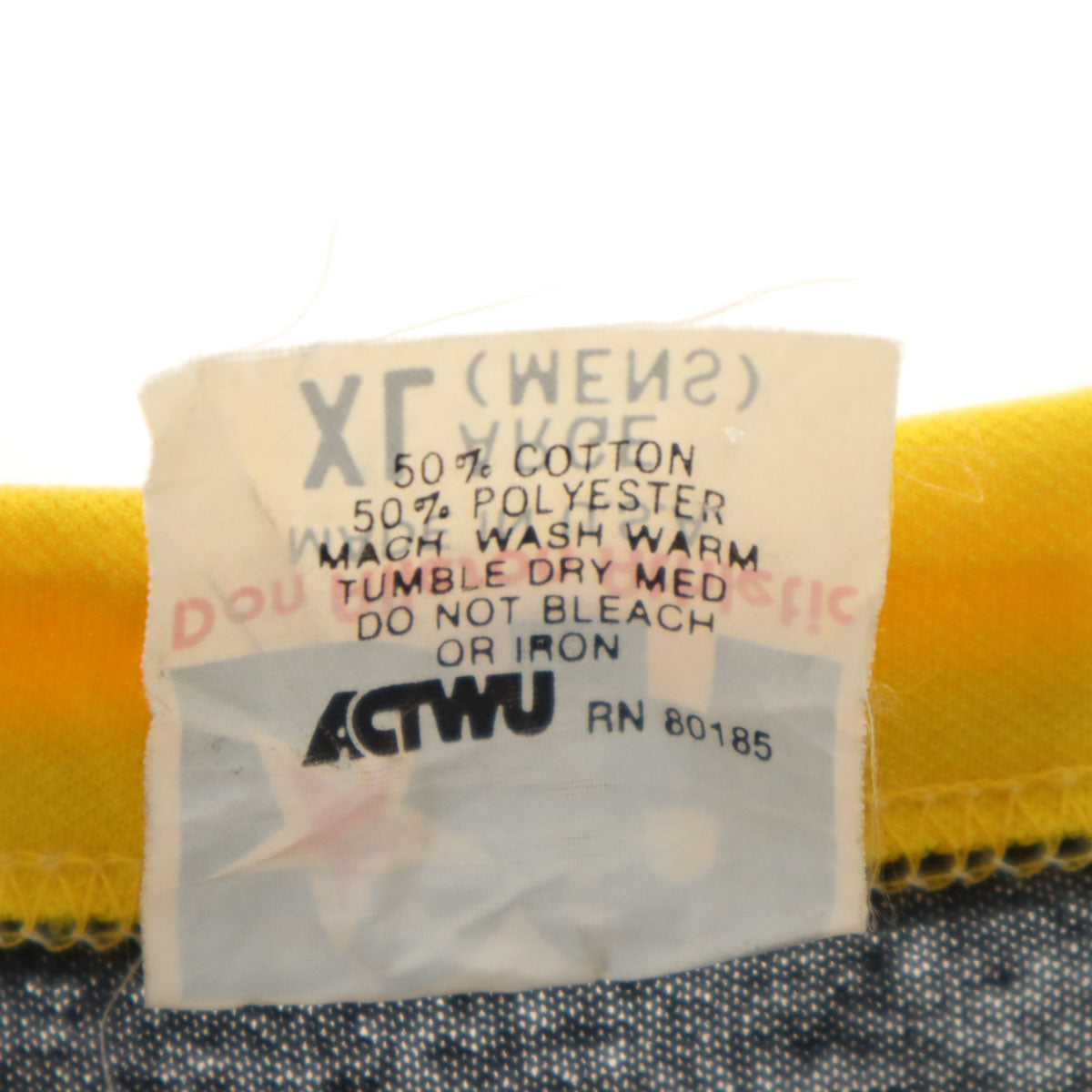 Don Alleson Athletic 80s 90s USA製 オールド 半袖 Vネック Tシャツ XL 黒 メンズ