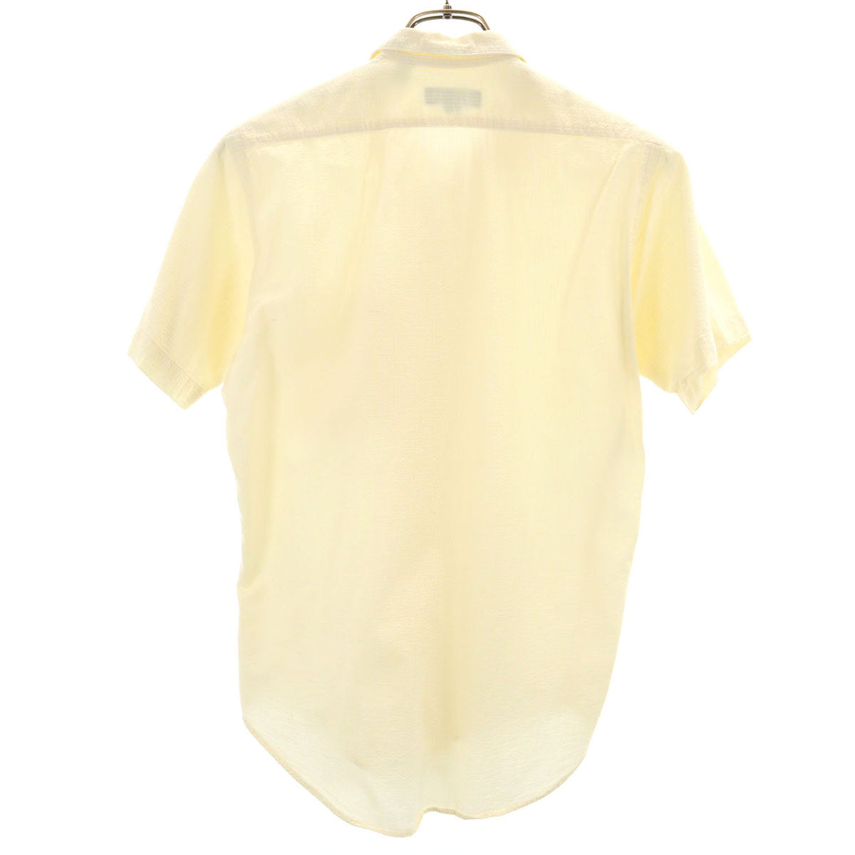 Polo by Ralph Lauren ポロバイラルフローレン 80s ヴィンテージ 緑タグ ボーイズ 半袖 オープンカラーシャツ 16 イエロー シアサッカー キッズ