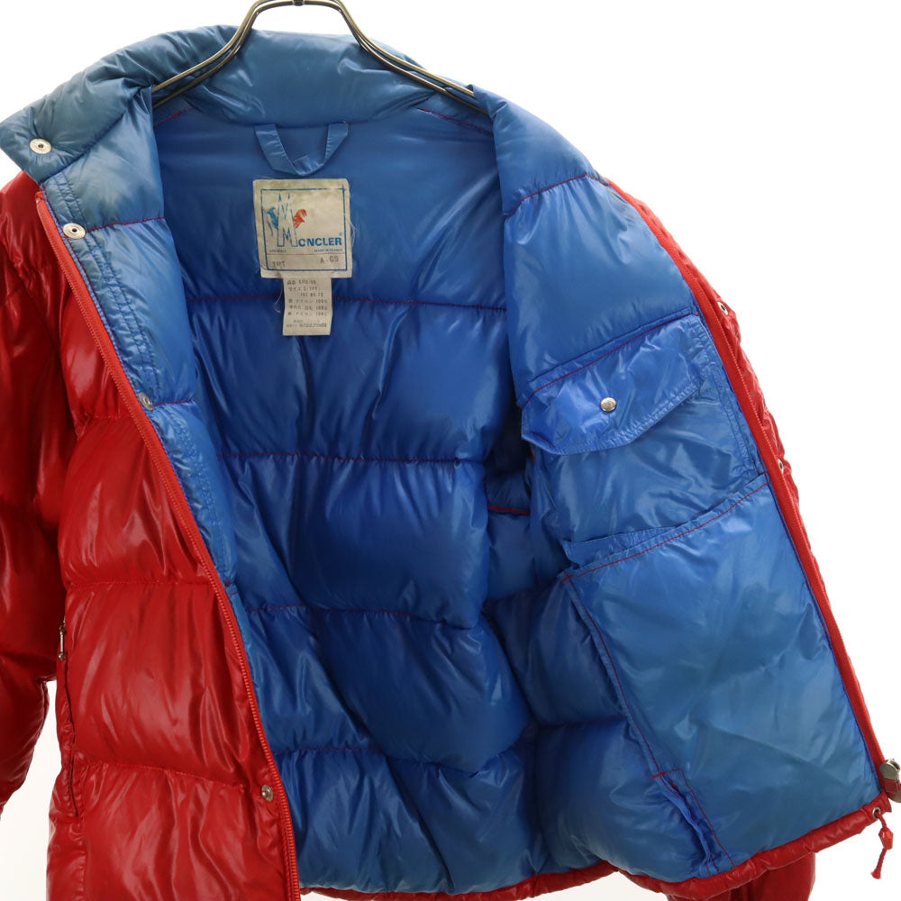 MONCLER モンクレール 80s 90s フランス製 オールド アシックス ダウンジャケット S レッド メンズ