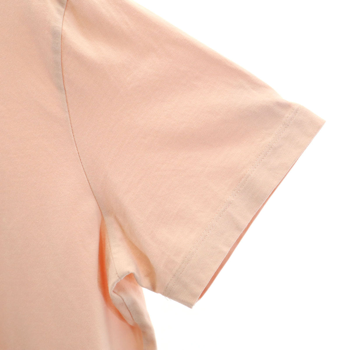 COACH コーチ 花柄刺繍 半袖 Tシャツ M ペールオレンジ 33867 レディース