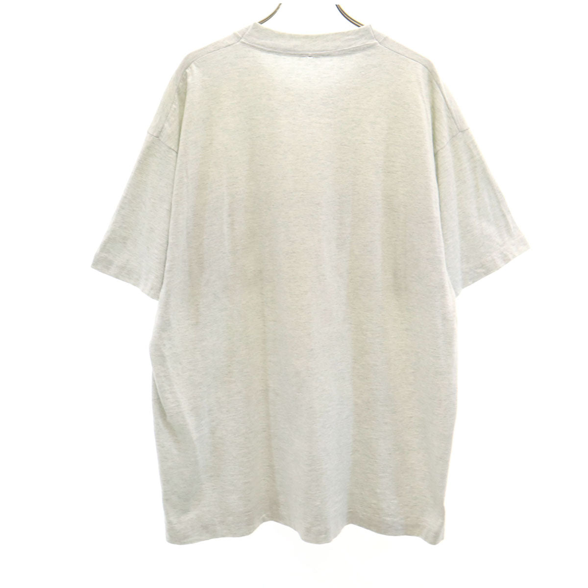 90s オールド メソジスト教会 プリント 半袖 Tシャツ グレー シングルステッチ メンズ