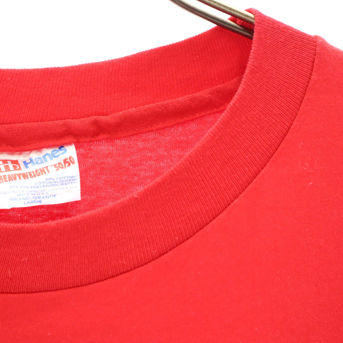 Hanes ヘインズ 90s USA製 オールド イムナハ オレゴン 半袖 Tシャツ L レッド シングルステッチ メンズ
