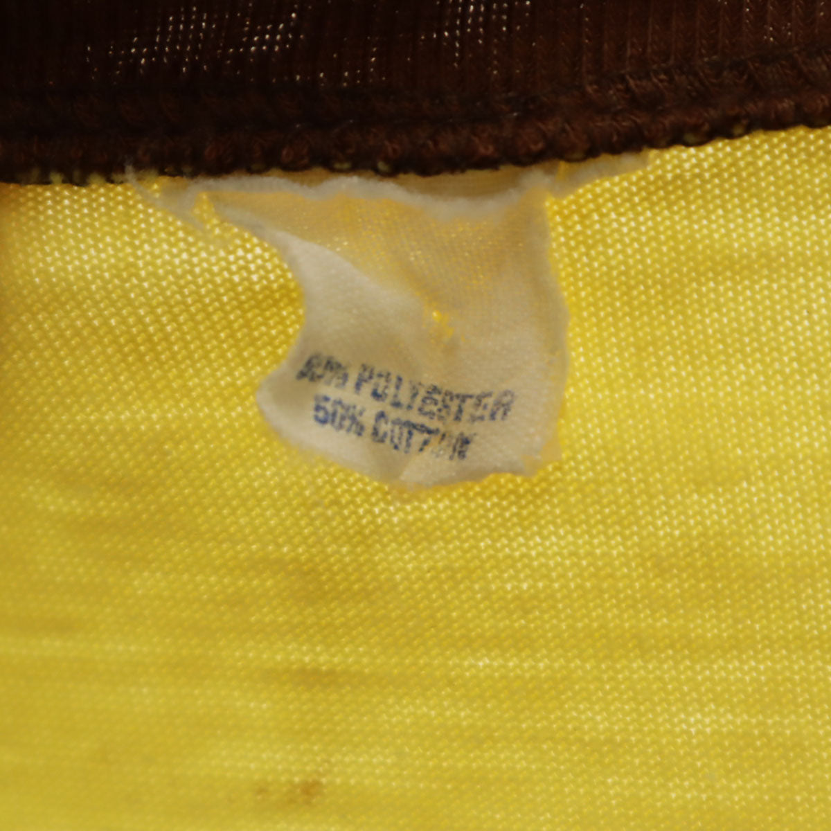 80s ヴィンテージ 半袖 Tシャツ イエロー系 メンズ