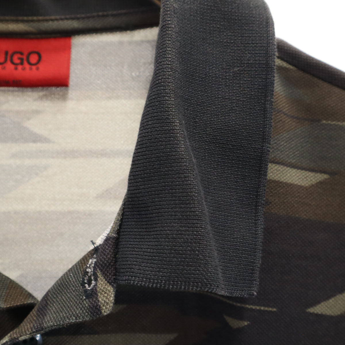 HUGO HUGO BOSS ヒューゴ ヒューゴボス 半袖 ポロシャツ M カーキ メンズ