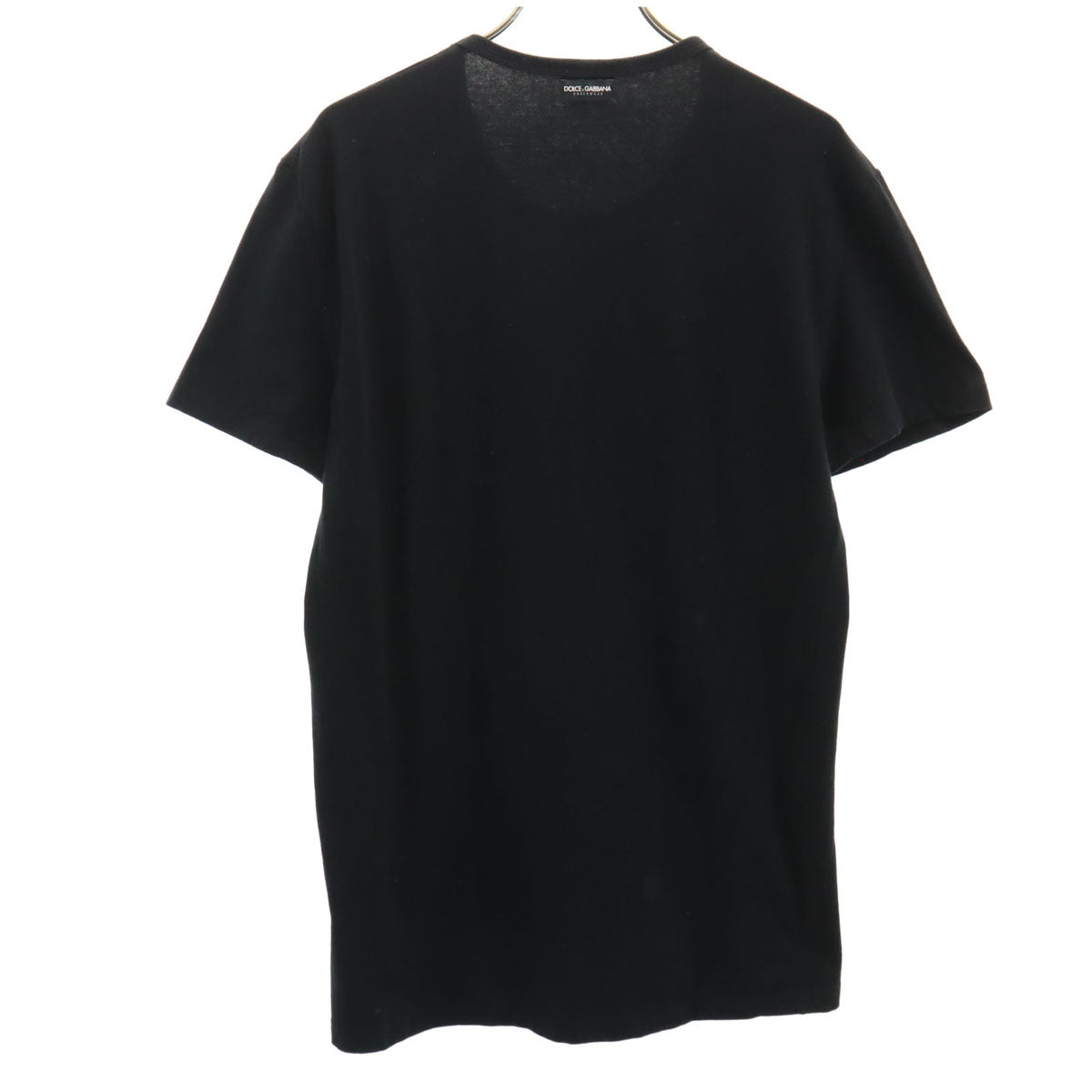 DOLCE&GABBANA ドルチェアンドガッバーナ イタリア製 半袖 Tシャツ S ブラック メンズ