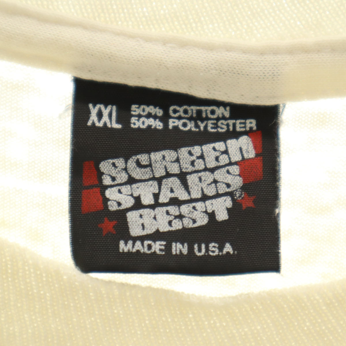 SCREEN STARS スクリーンスターズ 90s BEST USA製 オールド 半袖 Tシャツ XXL ホワイト シングルステッチ ビッグサイズ メンズ