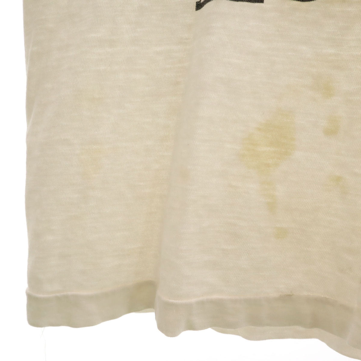 90s オールド ベアプリント 半袖 Tシャツ 白 シングルステッチ メンズ