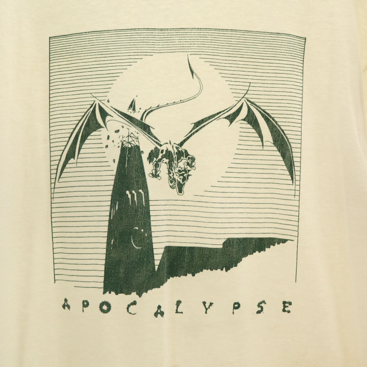 FRUIT OF THE LOOM フルーツオブザルーム 90s USA製 オールド 半袖 Tシャツ XL 白 ドラゴン シングルステッチ メンズ