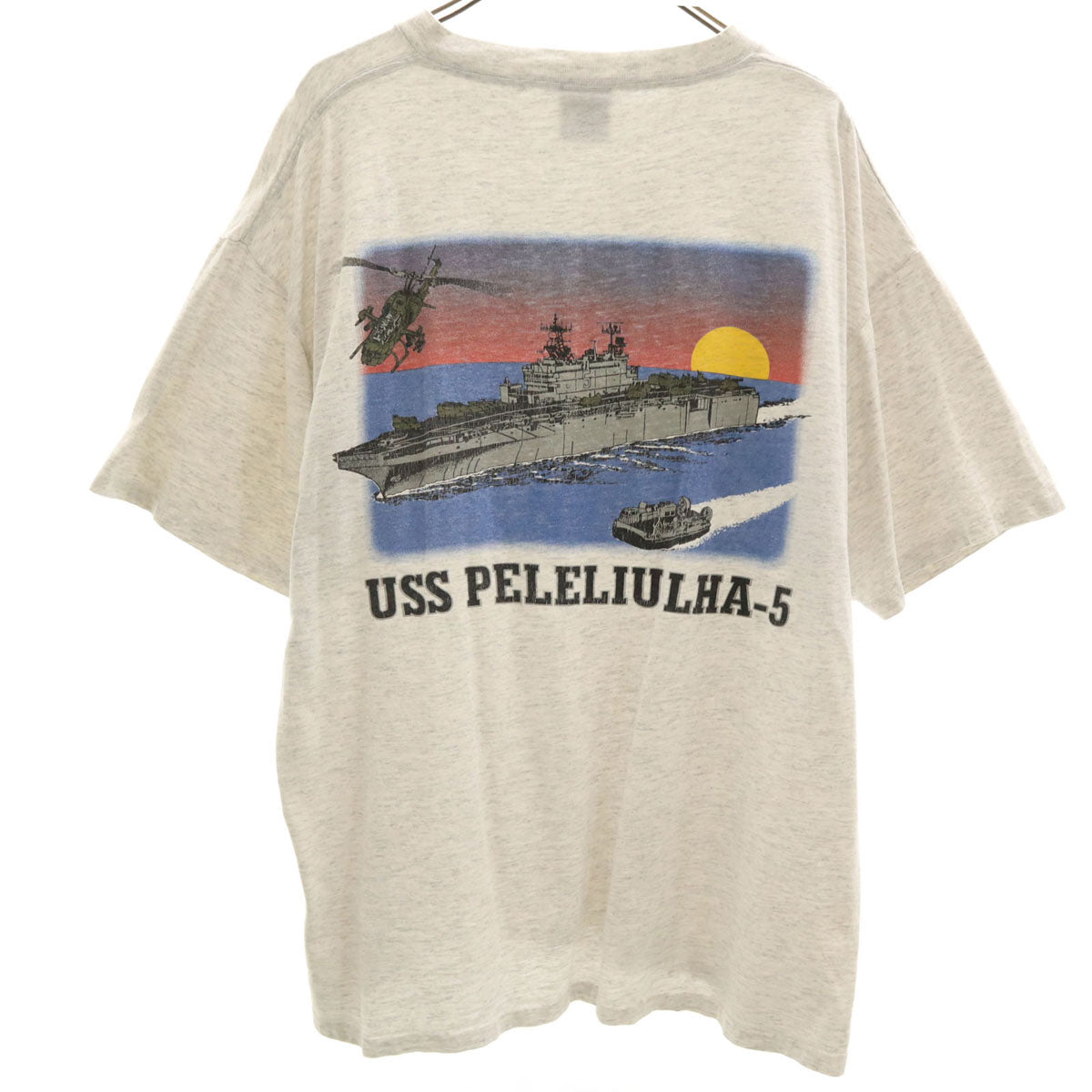 ONEITA オニータ 90s オールド バックプリント 半袖 Tシャツ XL グレー POWER-T シングルステッチ メンズ