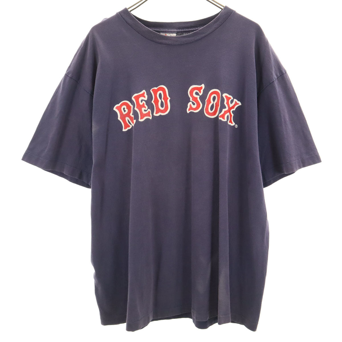 Majestic マジェスティック 90s USA製 オールド 半袖 Tシャツ XL ネイビー シングルステッチ RED SOX メンズ