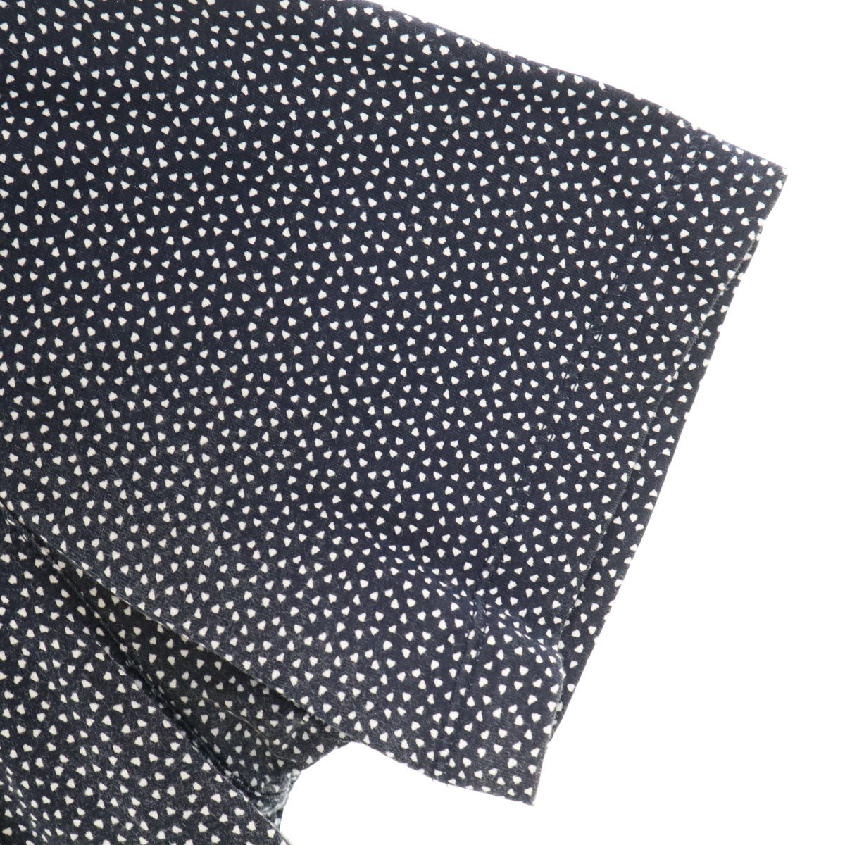 ARMANI EXCHANGE アルマーニエクスチェンジ 総柄 半袖 ポロシャツ M ネイビー メンズ