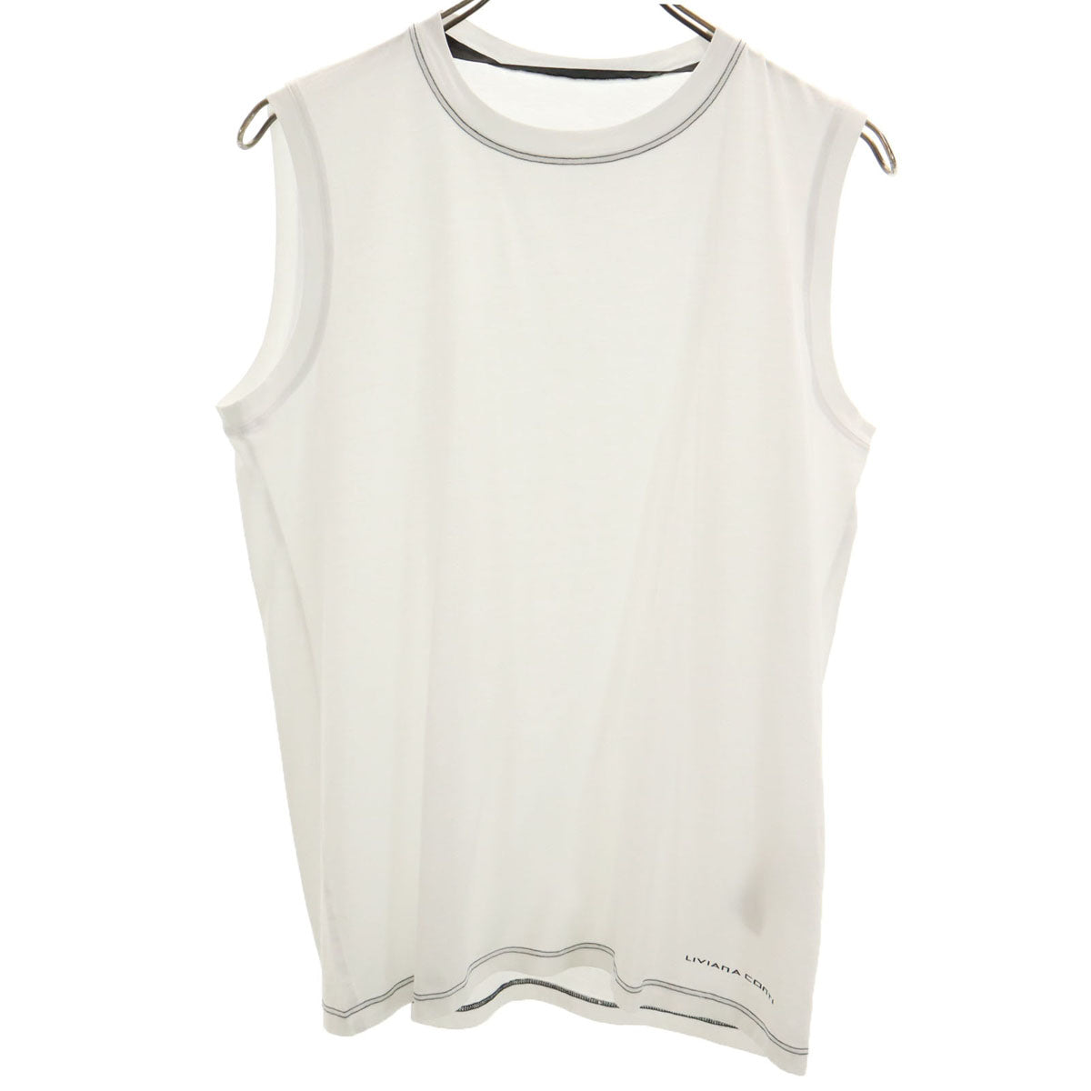 LIVIANA CONTI リビアナコンティ イタリア製 タンクトップ M ホワイト レディース