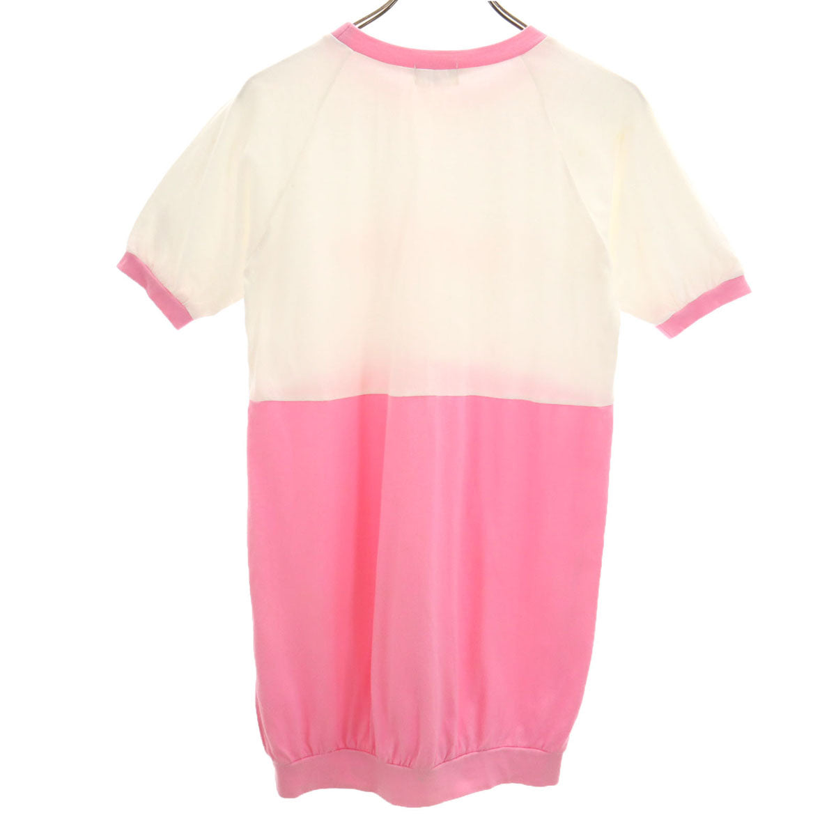 courreges クレージュ 半袖 チュニック Tシャツ M ピンク レディース