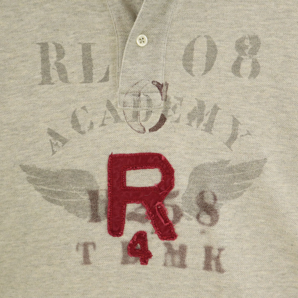 Polo by Ralph Lauren ポロバイラルフローレン 半袖 鹿の子 ポロシャツ M グレー メンズ