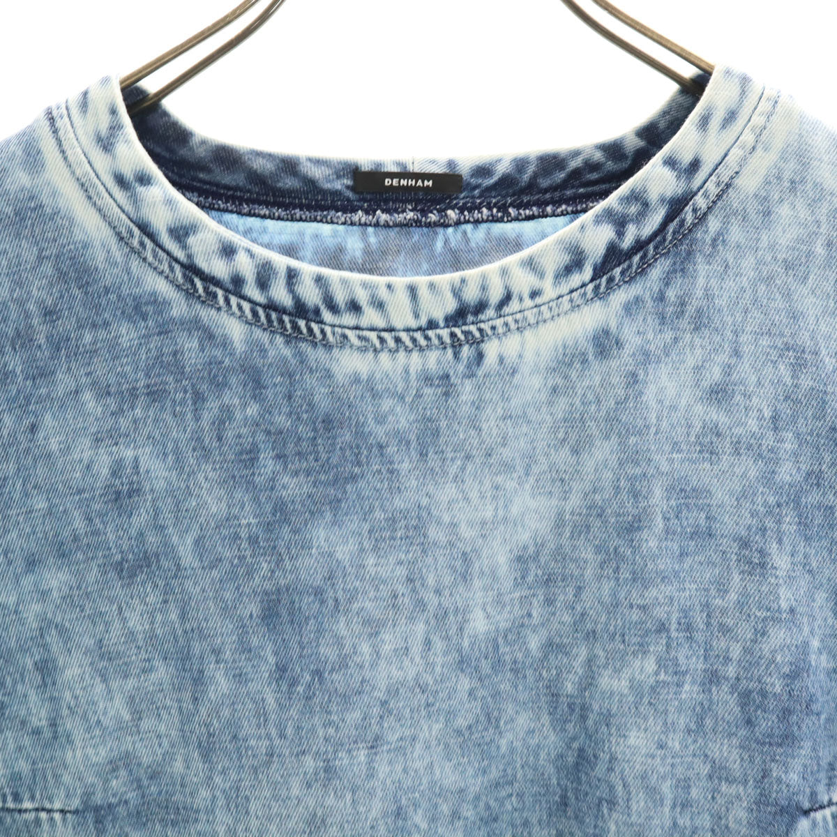 DENHAM デンハム 半袖 デニム Tシャツ XS ブルー メンズ
