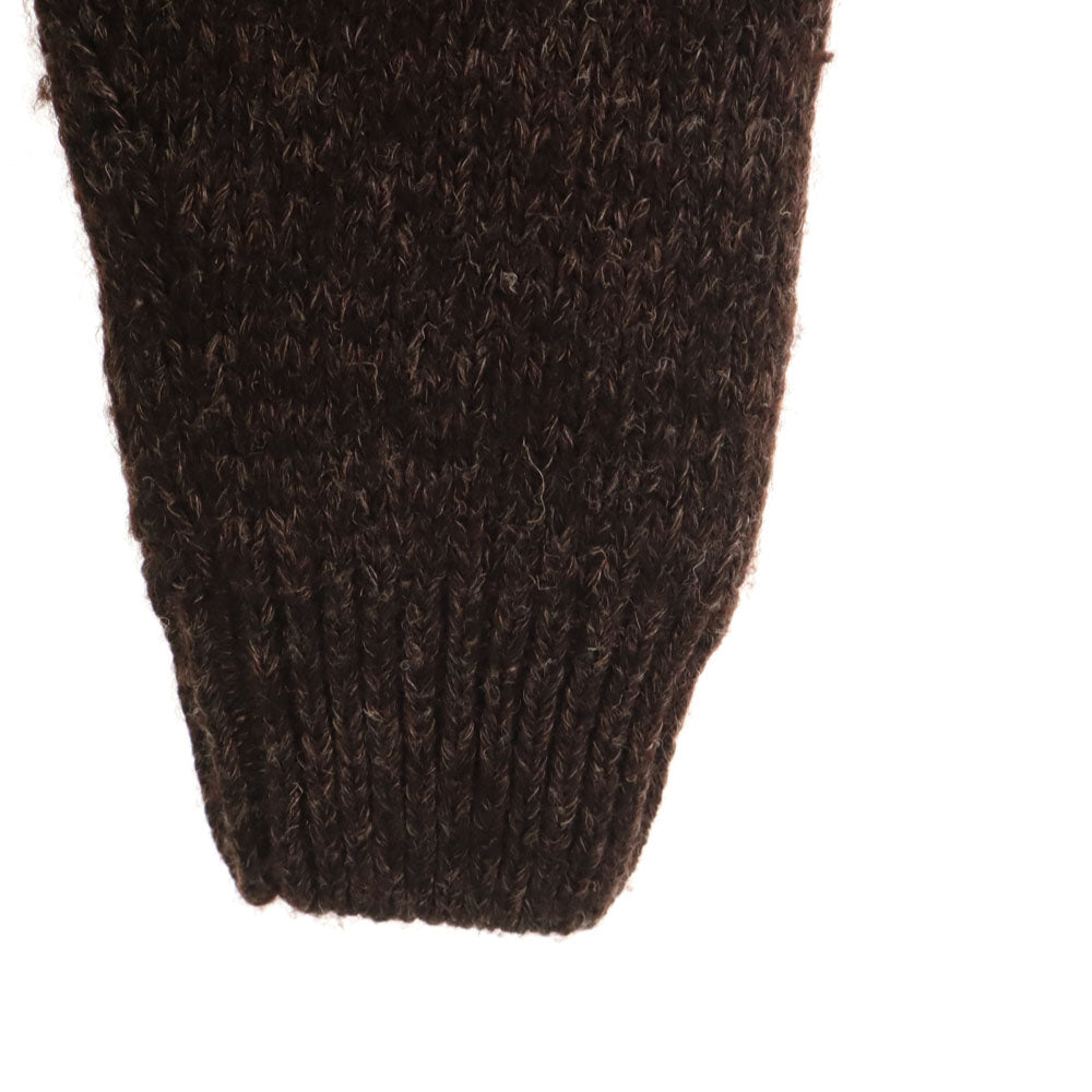 ボスヒューゴボス 長袖 スリムフィット セーター M ブラウン BOSS HUGO BOSS ケーブルニット レディース