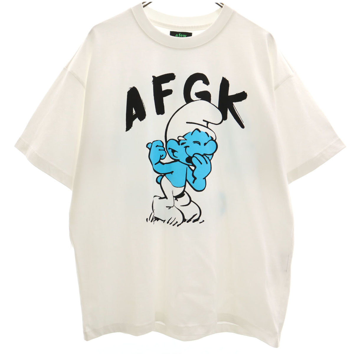 A FEW GOOD KIDS アフューグッドキッズ スマーフ 半袖 Tシャツ L ホワイト メンズ