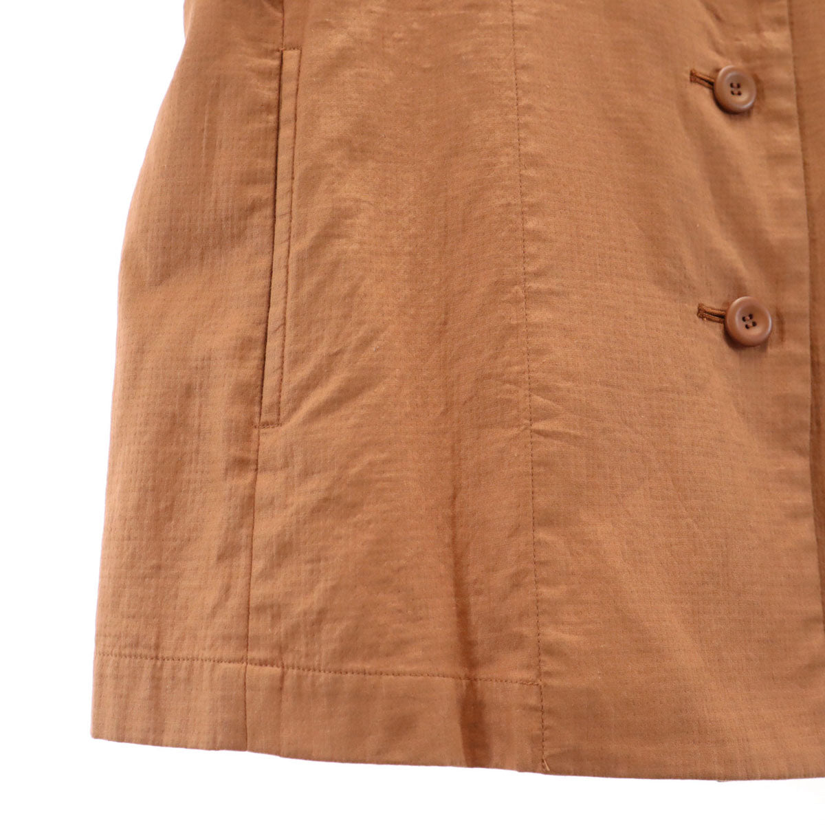 ISSEY MIYAKE イッセイミヤケ 90s 日本製 オールド 長袖 ジャケット M ブラウン レディース