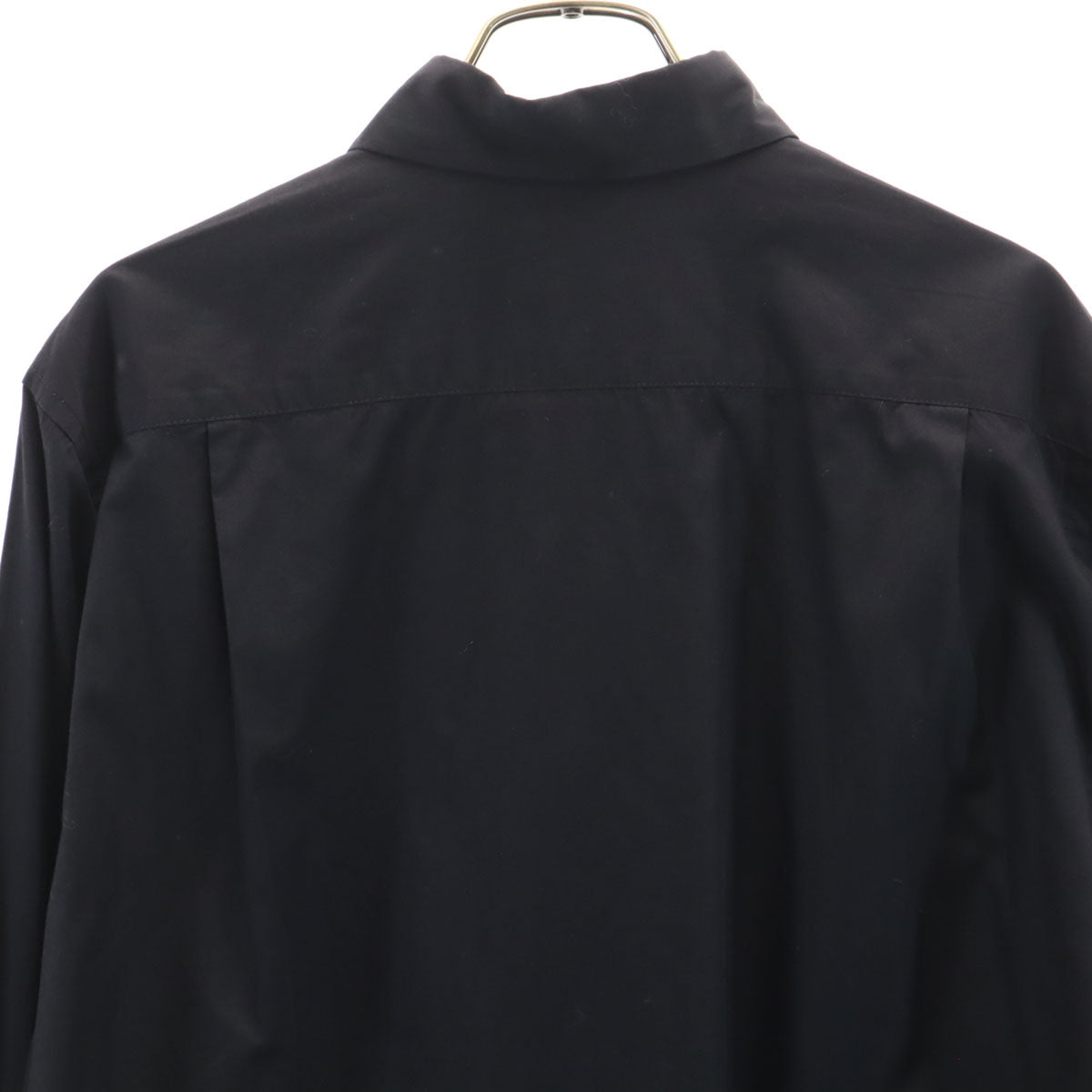 COMME des GARCONS コムデギャルソン 80s 日本製 ヴィンテージ 長袖 ダブルカフス コットンシャツ M ブラック メンズ